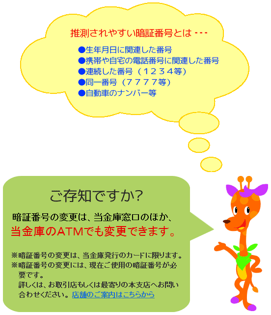 推測されやすい暗証番号とは・・・